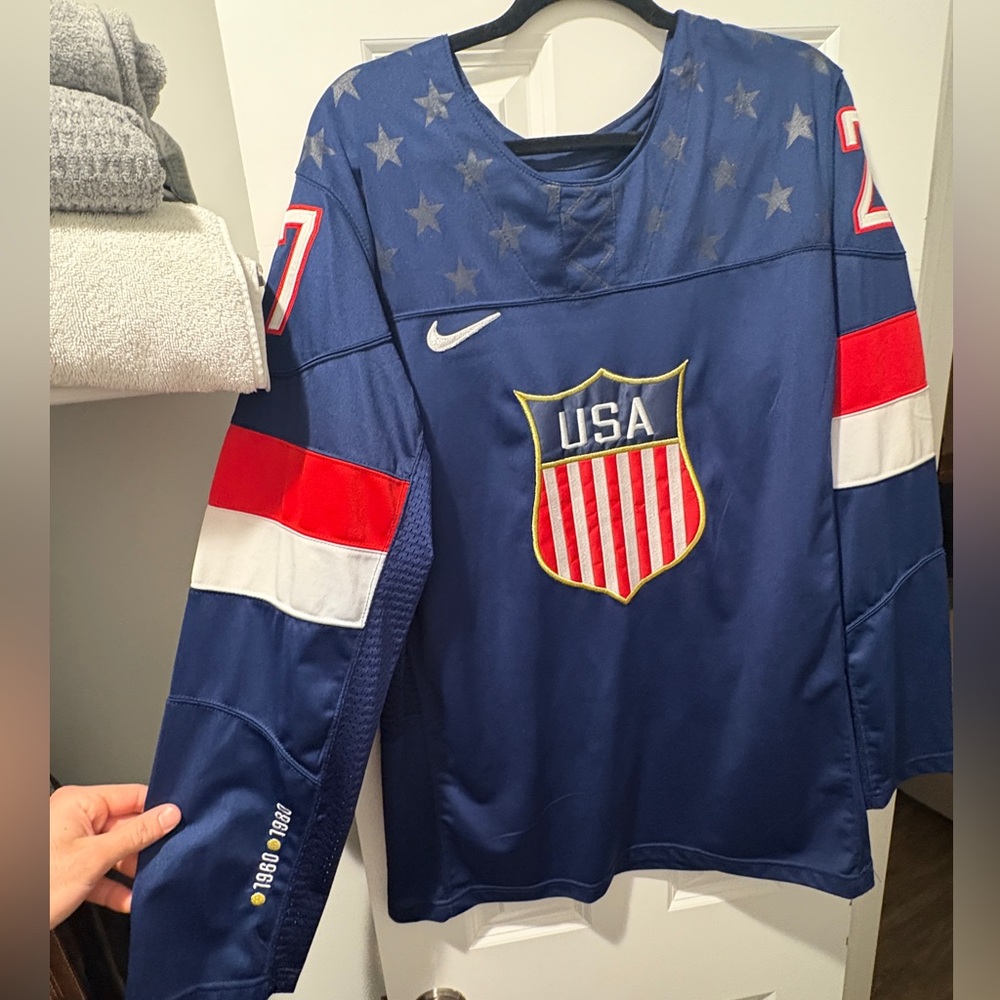 Authentic Ryan McDonagh Team USA hockey sz Mens M.